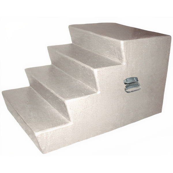Economy Display Fiberglass Step - 8" Step Height - 36" x 24" Platform - 3 Steps - 24" Height