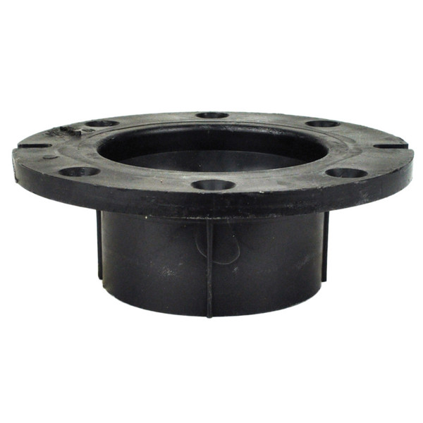 ABS Toilet Flange - 4" Flange x 3" Hub