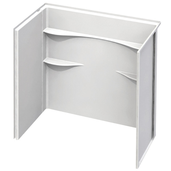 Aquatic 27" x 54" x 58" Mobile Home Bathtub/Shower Wall - White