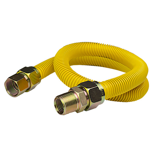 Gas Connector - 36" - 3/4" FIP x 3/4" MIP - Epoxy Coated