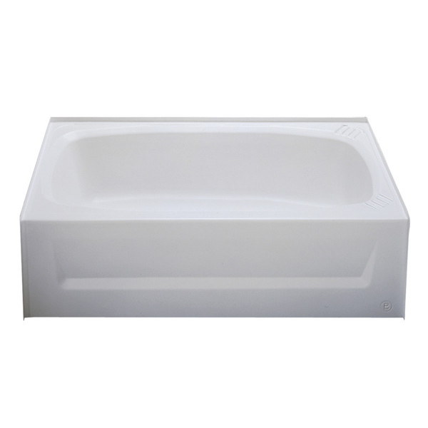 Better Bath 54" x 28" ABS Plastic Mobile Home Bathtub - White