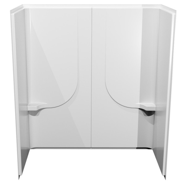 Watershed 42" x 60" Fiberglass Shower Wall - White
