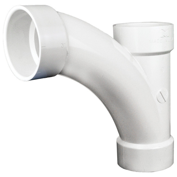 PVC Sanitary Tee-Wye - Schedule 40 - 3" Hub x 3" Hub x 3" Hub