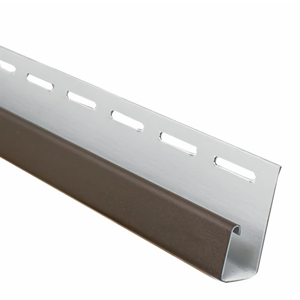 1/2" J-Channel - 1" Face - Musket Brown