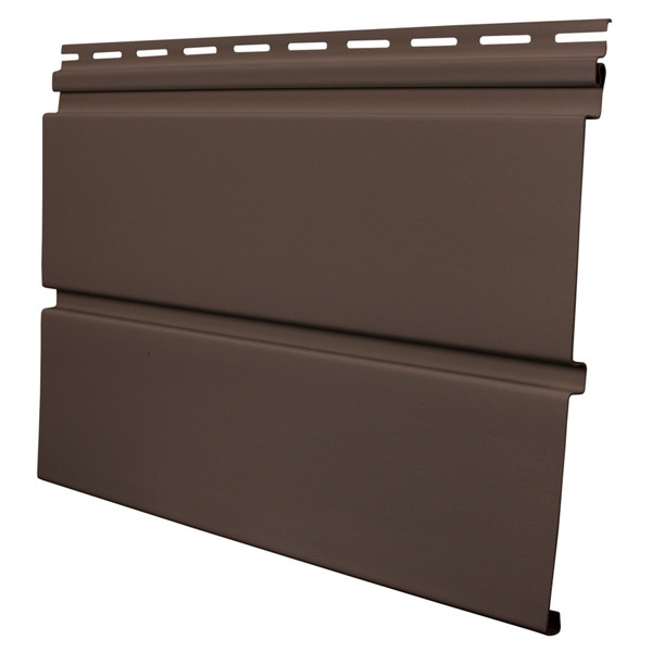 D5 Solid Vinyl Soffit - Musket Brown