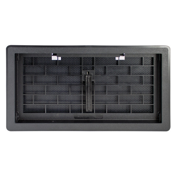 Manual Foundation Vent - 16" x 8" - Black