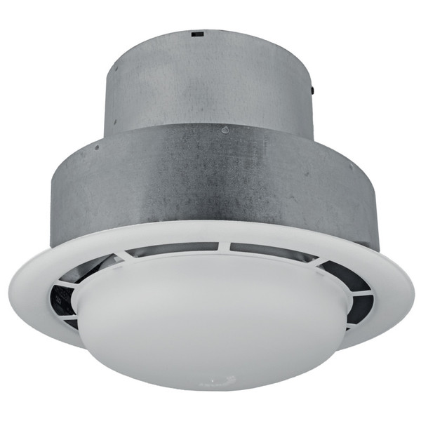Lavatory Ceiling Vent Fan with Light - 75 CFM