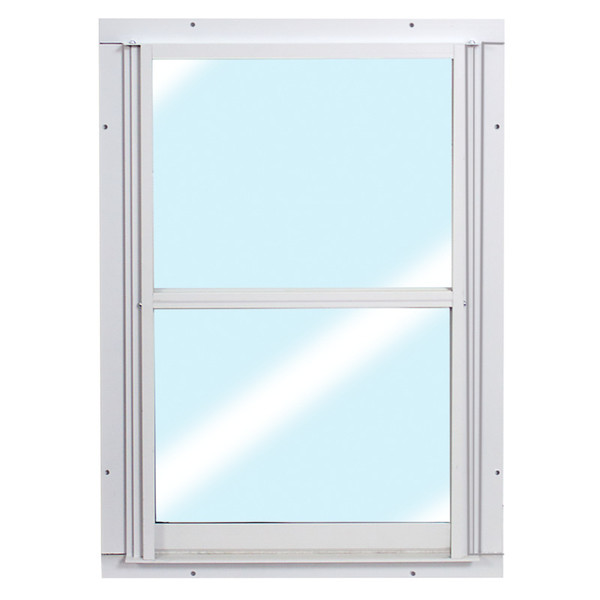 30" x 27" Vertical Sliding Self-Storing Storm Window
