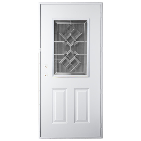 32" x 76" 6-Panel Outswing Steel Door - War & Peace Window