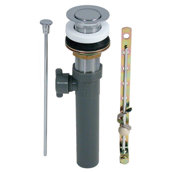 Lavatory Faucet Pop-Up Assembly without Overflow - Chrome