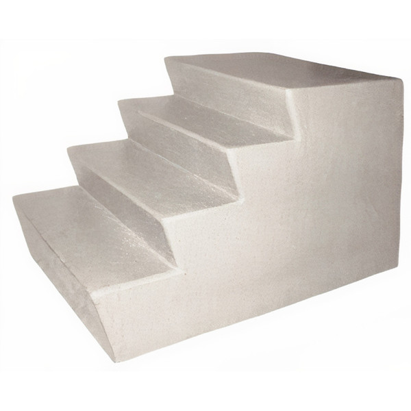 Economaster Fiberglass Step - 8" Step Height - 36" x 24" Platform - 5 Steps - 40" Height