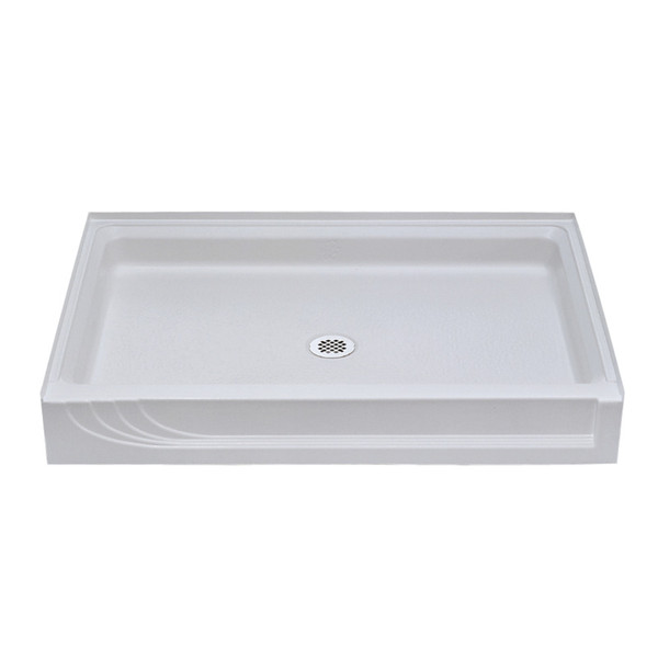 Better Bath 32" x 32" ABS Plastic Mobile Home Shower Pan - Almond