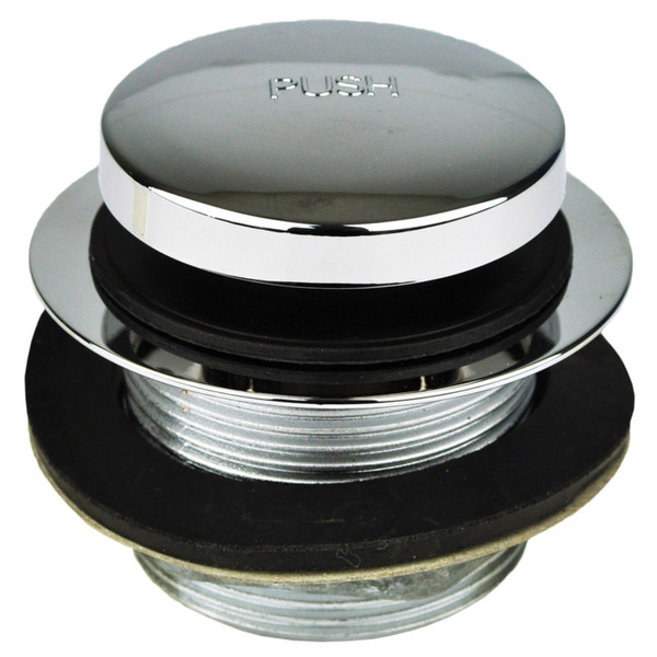 Tip-Toe Bathtub Drain with Locknut - Chrome-Plated