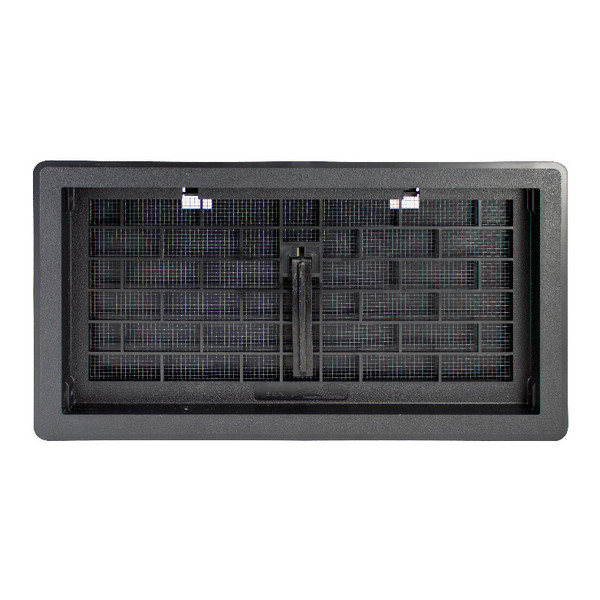 8" x 16" Manual Vent - Black