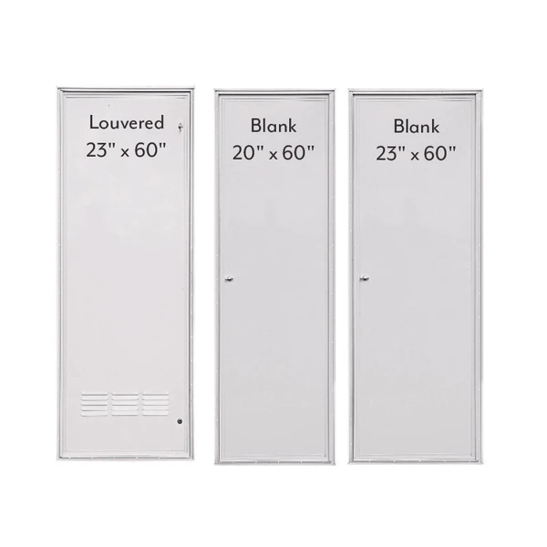 20" x 60" Solid Fiberglass Door - White