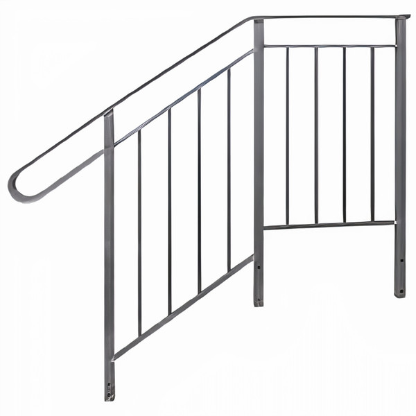 Deluxe Side Rail for 49" 7-Step Fiberglass Steps - 38" Platform
