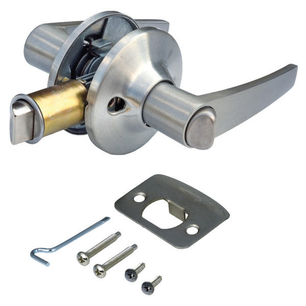 Interior Privacy Door Lever - Nickel