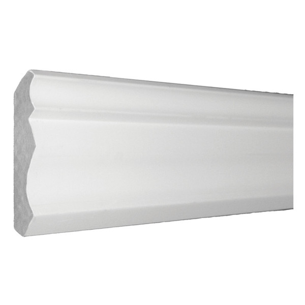 2.5" x 10' Crown Moulding - White