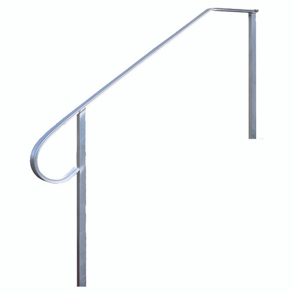 Economy Side Rail for 16" 3-Step Fiberglass Steps - 14" Platform