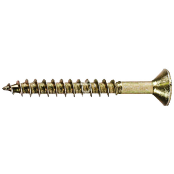 1" Phillips Head Screw - Brass (Box of 100)