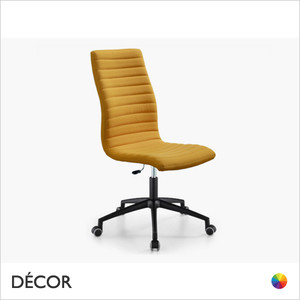 Star High-Back Desk Chair in Designer Fabrics & Eco Leathers - Made for You - Décor for Home & Business