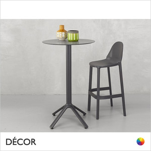A2 Nemo Fixed Poseur Table Base - Add Square or Round Compact Laminate Tops in a Range of Sizes & Finishes - Décor for Business A2 Nemo Fixed Poseur Table Base - Add Square or Round Compact Laminate Tops in a Range of Sizes & Finishes - Décor for Business