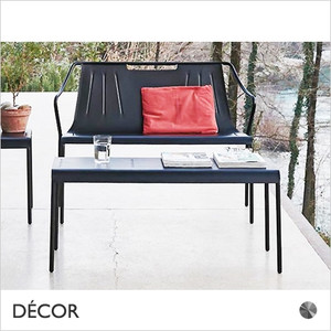 Ola Rectangular Coffee Table with a Lacquered Steel Top & Frame - In Designer Colours & Neutral Tones - Décor for Business Ola Rectangular Coffee Table with a Lacquered Steel Top & Frame - In Designer Colours & Neutral Tones - Décor for Business