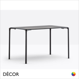 A1 Jump Stackable Rectangular Table with a Powder-Coated Frame and a Compact Laminate Top - 1200 x 800 - In Designer Neutral Tones - Décor for Business A1 Jump Stackable Rectangular Table with a Powder-Coated Frame and a Compact Laminate Top - 1200 x 800 - In Designer Neutral Tones - Décor for Business