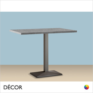 1A1 Quadra Rectangular Table Base - Add Rectangular ABS Laminate Tops in a Range of Sizes & Finishes - Décor for Business 1A1 Quadra Rectangular Table Base - Add Rectangular ABS Laminate Tops in a Range of Sizes & Finishes - Décor for Business