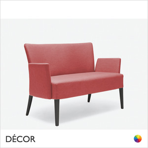 Origins 1971 - Noblesse Sofa with Armrests in Designer Fabrics & Eco Leathers - Made for You - Décor for Business Origins 1971 - Noblesse Sofa with Armrests in Designer Fabrics & Eco Leathers - Made for You - Décor for Business