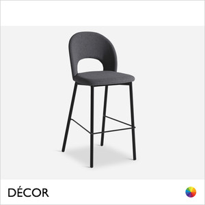 Origins 1971 - Dixie Bar Stool in Designer Fabrics & Eco Leathers with Metal Legs - Made for You - Décor for Business Origins 1971 - Dixie Bar Stool in Designer Fabrics & Eco Leathers with Metal Legs - Made for You - Décor for Business