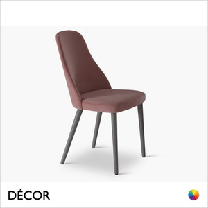 Anya Dining Chair with a Round or Square Seat in Designer Fabrics & Classic Eco Leathers - Made for You - Décor for Home Anya Dining Chair with a Round or Square Seat in Designer Fabrics & Classic Eco Leathers - Made for You - Décor for Home