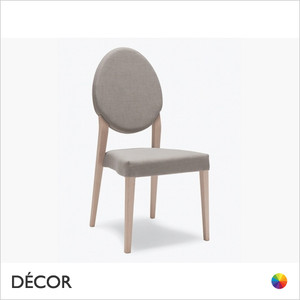Victoria Stackable Dining Chair in Designer Fabrics & Classic Eco Leathers - Made for You - Décor for Business