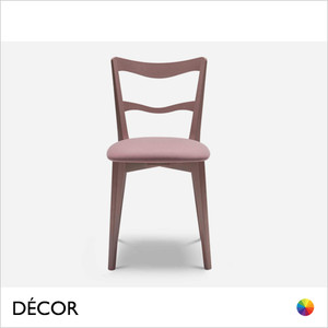 1 A 2 Origins 1971 - Eden Dining Chair with a Slim Upholstered Seat in Designer Fabrics & Eco Leathers - Made for You - Décor for Business 1 A 2 Origins 1971 - Eden Dining Chair with a Slim Upholstered Seat in Designer Fabrics & Eco Leathers - Made for You - Décor for Business