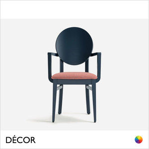 1 A 2 Palma - Woody Dining Chair with Armrests in Designer Fabrics & Classic Eco Leathers - Made for You - Décor for Business 1 A 2 Palma - Woody Dining Chair with Armrests in Designer Fabrics & Classic Eco Leathers - Made for You - Décor for Business