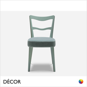 1 A  2 Origins 1971 - Eden Soft Dining Chair with a Deep Upholstered Seat in Designer Fabrics & Eco Leathers - Made for You - Décor for Business