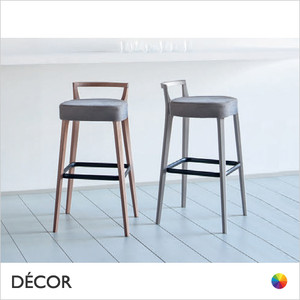 1A1 Metro Bar Stool with an Upholstered Box Seat in Designer Fabrics & Eco Leathers, Bar & Counter Heights - Made for You - Décor for Home & Business 1A1 Metro Bar Stool with an Upholstered Box Seat in Designer Fabrics & Eco Leathers, Bar & Counter Heights - Made for You - Décor for Home & Business