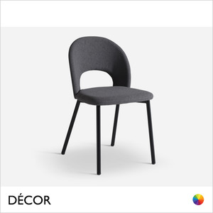 Origins 1971 - Dixie Dining Chair with Metal Legs - In Designer Fabrics & Classic Eco Leathers - Made for You - Décor for Business Origins 1971 - Dixie Dining Chair with Metal Legs - In Designer Fabrics & Classic Eco Leathers - Made for You - Décor for Business
