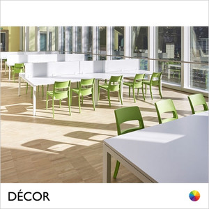 Sai Stackable Conference Dining Chair, Technopolymer - In Designer Colours & Neutral Tones - Décor for Business Sai Stackable Conference Dining Chair, Technopolymer - In Designer Colours & Neutral Tones - Décor for Business