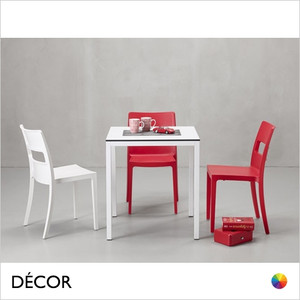 1 A 1 Sai Stackable Canteen Dining Chair, Technopolymer - In Designer Colours & Neutral Tones - Décor for Business