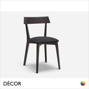 1 A 2 Origins 1971 - Ariston Dining Chair with a Slim Upholstered Seat in Designer Fabrics & Eco Leathers - Made for You - Décor for Business 1 A 2 Origins 1971 - Ariston Dining Chair with a Slim Upholstered Seat in Designer Fabrics & Eco Leathers - Made for You - Décor for Business