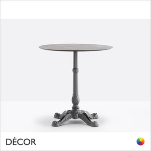11A1 Bistrot Dining Table Base, Large - Add Round or Square Compact Laminate Tops in a Range of Sizes & Finishes - Décor for Business