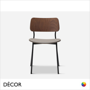 1 A 2 Origins 1971 - Tula Metal Dining Chair in Designer Fabrics & Eco Leathers with a Wooden Backrest - Made for You - Décor for Business 1 A 2 Origins 1971 - Tula Metal Dining Chair in Designer Fabrics & Eco Leathers with a Wooden Backrest - Made for You - Décor for Business