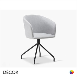 11 Claire Tub Dining Chair in Designer Fabrics & Eco Leathers with a Fixed Star Metal Base- Made for You - Décor for Business 11 Claire Tub Dining Chair in Designer Fabrics & Eco Leathers with a Fixed Star Metal Base- Made for You - Décor for Business