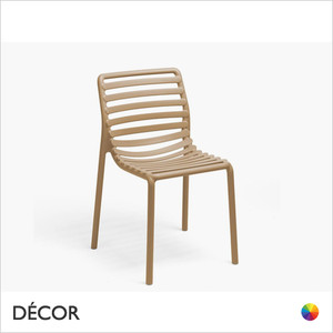 1A1 Doga Bistrot Stackable Café Chair, Polypropylene - In Designer Colours & Neutral Tones - Décor for Business
