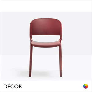1 A  Pedrali - Dome Stackable Dining Chair, Polypropylene - In Designer Colours & Neutral Tones - Décor for Home & Business 1 A  Pedrali - Dome Stackable Dining Chair, Polypropylene - In Designer Colours & Neutral Tones - Décor for Home & Business
