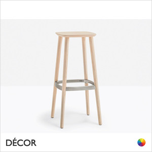 1A1 Pedrali - Babila Bar Stool, Solid Ash - In Designer Colours & Neutral Tones - Décor for Home & Business 1A1 Pedrali - Babila Bar Stool, Solid Ash - In Designer Colours & Neutral Tones - Décor for Home & Business