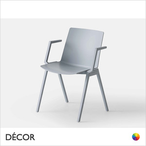 1A Jubel IV Stackable Dining Chair with Armrests - In Designer Colours & Neutral Tones - Décor for Business 1A Jubel IV Stackable Dining Chair with Armrests - In Designer Colours & Neutral Tones - Décor for Business