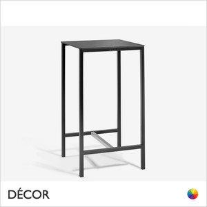 1A1 Claro Slim Poseur Table with Compact Laminate Top - In Designer Neutral Tones - Décor for Business