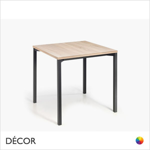 11A  Pareo Square Dining Table with Laminate Top, 2 Sizes - In Designer Neutral Tones - Décor for Business 11A  Pareo Square Dining Table with Laminate Top, 2 Sizes - In Designer Neutral Tones - Décor for Business